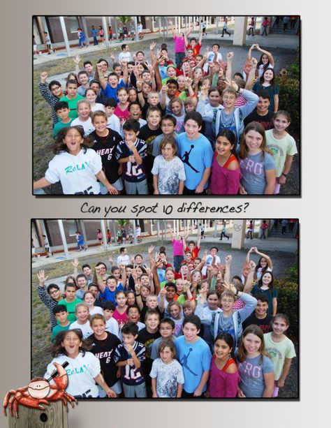 spot the differences-1 Interactive Yearbook Pages, Elementary Yearbook Page Ideas, Class Magazine Ideas, Yearbook Design Layout Creative, Fun Yearbook Pages, Fun Yearbook Pages Ideas, Elementary School Yearbook, Elementary Yearbook Ideas, Elementary Yearbook