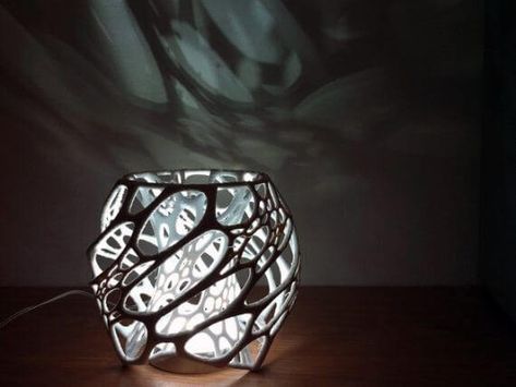 3d-modell lampe zellenform 3d Tiskárna, Drukarka 3d, 3d Printing Art, 3d Printing Diy, 3d Cnc, 3d Printed Objects, 3d Printer Projects, 3d Lamp, Generative Design