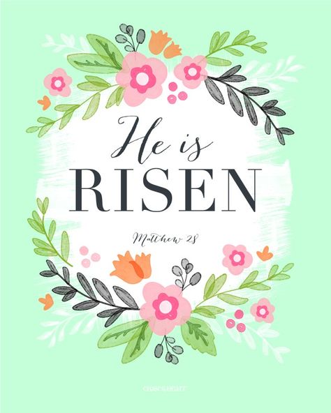 Hello Spring! | Make It from Your Heart Easter Verses, Easter Scriptures, Easter Bible Verses, Happy Easter Quotes, My Redeemer Lives, Resurrection Day, Easter Printable, Easter Quotes, How To Make Banners