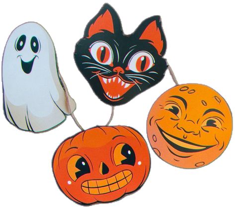 Vintage Cartoon Faces, Printable Halloween Images, Pumpkin Inspo, Vintage Halloween Pumpkin, Halloween 90s, Vintage Halloween Art, Collage Pics, Halloween Things, 90s Halloween