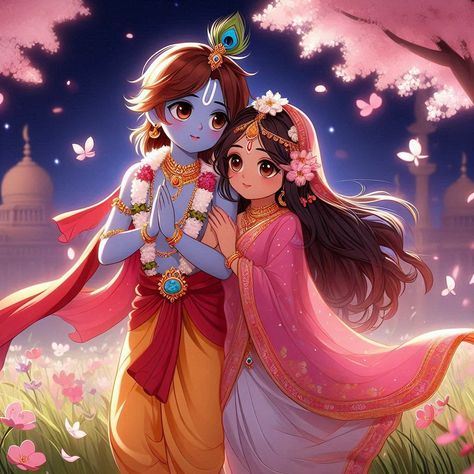 Unique Radha Krishna Images, Cartoons Krishna, Krishna Holi, Jay Jagannath, Photo Anime, Spiritual Wallpaper, Easy Mandala Drawing, Little Krishna, Peace Illustration