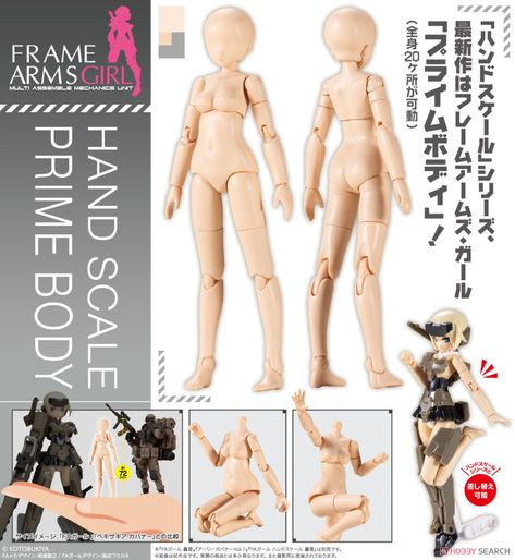 Custom Action Figures How To Make, Cosplay Draculaura, Robot Toy Design, Body Scale, Art Toys Design, Model Images, Frame Arms Girl, Frame Arms, Figure Poses