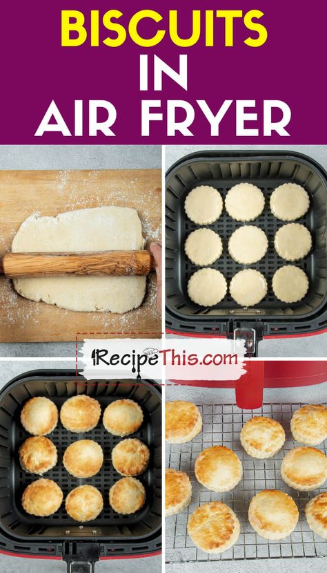 Biscuits In Air Fryer Can Biscuits In Air Fryer, Air Fryer Biscuits Homemade, Biscuit In Air Fryer, Stuffed Biscuits Air Fryer, Pilsbury Biscuit Recipes Airfryer, Pilsbury Biscuit Air Fryer, Fried Biscuits, Slow Cooker Venison, Beef Stew With Dumplings