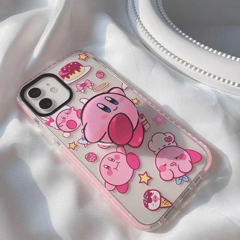 Kirby Phone Case, Cute Kirby, Kirby Star, Dream Dessert, Artsy Phone Cases, Iphone Cartoon, Apple Iphone Accessories, Kirby Art, Stylish Iphone Cases