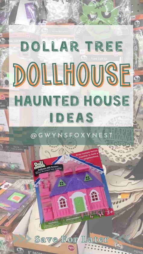 Discover easy and affordable Dollar Store dollhouse haunted house ideas that are spooky and fun. Create your eerie masterpiece with budget-friendly items. Haunted Dollhouse Diy Ideas Interior, Haunted Dollhouse Diy, Dollar Store Dollhouse, Dollhouse Haunted House, Diy Haunted Dollhouse Ideas, Haunted Dollhouse Diy Ideas, Dollar Tree Haunted House, Haunted House Ideas, Haunted Dollhouse