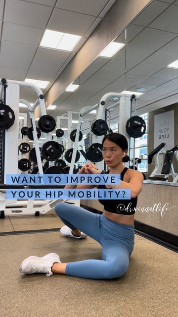 Dr. Winnie Yu, PT, DPT, CPT📍NY on Instagram: "Want to improve your hip mobility? 🤔 Try these! I often get asked by my patients, “why do I have to do mobility exercises if I’m already stretching?” Whereas flexibility exercises help to improve muscle length and extensibility, mobility exercises help to improve the ability for a joint to move within its normal range of motion. 🧠 Our hips are one of the most mobile joints in our bodies! Pain or injuries at the hip, knee AND back may occur due to Knee Mobility, Mobility Stretches, Gym Warm Up, Hip Mobility Exercises, Hip Stretch, Flexibility Exercises, Hip Flexibility, Hip Exercises, Hip Injuries