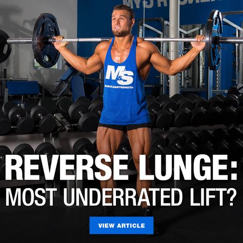 Is the greatest leg building exercise of all-time even in your workout routine? Learn how, why, & when to add barbell reverse lunges to your workouts. #Leg #Workout #Lunge #Quads #Gym #LegDay Dr Workout, Lunges Workout, Jeff Nippard, Fitness Knowledge, Bodybuilding Tips, Lunge Workout, Lifting Workouts, Ripped Body, Extreme Workouts