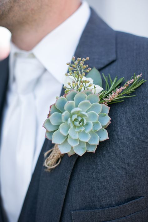 Eucalyptus Boutonniere, Succulent Corsage, Succulent Wedding Decor, Succulent Wedding Invitations, Succulent Boutonniere, Succulent Bouquet Wedding, Succulent Bouquet, Corsage And Boutonniere, Seeded Eucalyptus