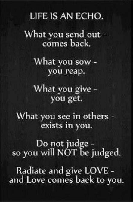 You get what you give quote Life Is An Echo, Quote Of The Week, Lesson Quotes, Life Lesson Quotes, Quotable Quotes, Good Advice, The Words, Great Quotes, Inspirational Words