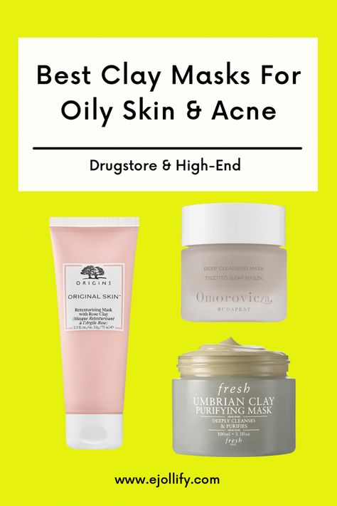 Best Clay Mask For Acne, Clay Mask For Oily Skin, Masks For Oily Skin, Best Clay Mask, Mask For Oily Skin, 2023 Goals, Blackhead Mask, Oily Skin Acne, Oily Face