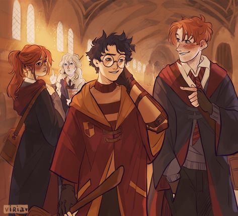 Ron Weasley Fan Art, Unrequited Crush, Ron And Harry, Harry Potter Illustrations, Hp Fanart, Buku Harry Potter, Harry Potter Feels, Harry Potter Artwork, Harry Potter Fanart