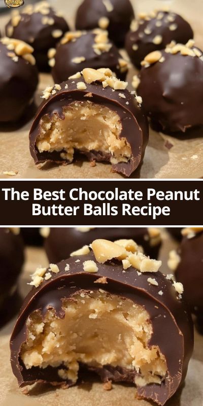 The Best Chocolate Peanut Butter Balls Recipe Recipes For Peanut Butter Balls, Choc Peanut Butter Balls, Chocolate Peanut Balls, The Best Peanut Butter Balls, Peanut Butter Balls With Powdered Sugar, Peanut Butter Balls With Chocolate, Honey Peanut Butter Scotcheroo Balls, Peanut Butter Bonbons, Natural Peanut Butter Balls