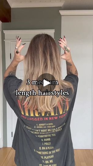 14K views · 223 reactions | Hairstyles for medium length hair ❤️‍🔥 which look is your favorite ? 1,2 or 3? #hairtok #hairstyles #springhair #foryourepage #clawclip #clawcliphairstyles #messybun #halfuphairstyle | torielynnbliss | Eveningland · Vibe Mid Length Everyday Hairstyles, Quick Upstyles For Medium Hair, Medium Hair In Claw Clip, Medium Hair Work Styles, Cute Easy Casual Hairstyles, Mid Length Hairstyles Easy, Cute Hair Up Ideas, Easy Up For Medium Hair, Lazy Updos For Medium Hair