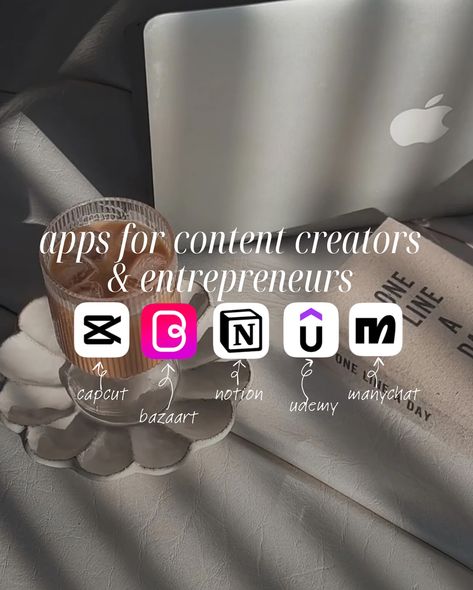 APPS FOR CONTENT CREATORS AND ENTREPRENEURS ✨Save this post to try these apps🖇️ Here are some apps I use for content creation, social media management, UGC, and scaling my business. 💬Have questions about editing, organizing, or planning apps? Drop them below, and I’ll answer in the comments or my stories! Follow for more content creation, motherhood, and creative entrepreneurship tips! #contentcreationtips #contentcreators #ugccreators #appsforbusiness #contenttips #editingapps #mompreneur Apps For Content Creators, Entrepreneurship Tips, Planning Apps, Media Management, Editing Apps, Content Strategy, Content Creators, My Business, Social Media Management