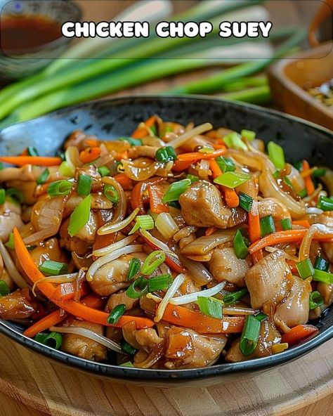 Chicken Chop Suey Recipe, Chop Suey Recipe Chinese, Chicken Chop Suey, Parmesan Zucchini Bites, Chop Suey Recipe, Baked Chicken Spaghetti, Chicken Chop, Chop Suey, Boneless Skinless Chicken Thighs