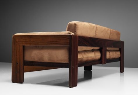 Knoll Bastiano three seater sofa Tobia Scarpa, Sofa Fabric, Italy Design, Three Seater Sofa, Modern Sofa, Seater Sofa, Italian Design, Atlanta, Walnut