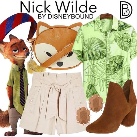 Disney Bound Outfits Casual, Shorts Boots, Disney Word, Disney Themed Outfits, Cute Disney Outfits, Disney World Outfits, Nick Wilde, Disney Inspired Fashion, Disney Halloween Costumes