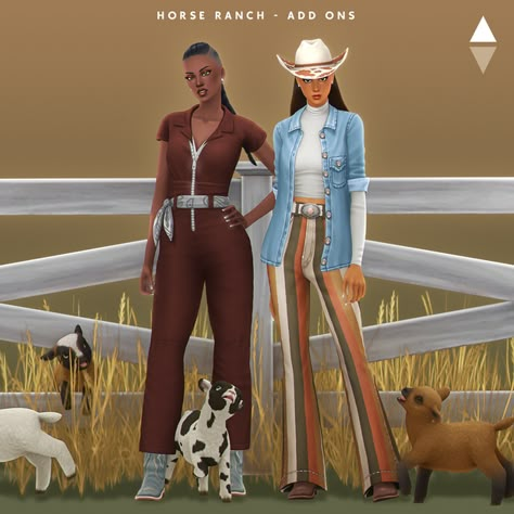 Sims 4 Farm Cc, Sims 4 Add Ons, Cowboy House, Sims Finds, Sims Builds, Bota Country, Sims 4 Expansions, Tumblr Sims 4, Sims 4 Cc Folder