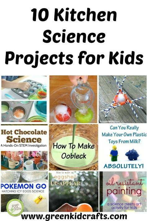 10 kitchen science projects for kids. Use kitchen tools and ingredients for hands on science experiements that get kids learning... Kids Science Projects, Kitchen Chemistry, Kitchen Science Experiments, Chemistry For Kids, Kitchen Science, Kids Science, Science Projects For Kids, Science Activities For Kids, Stem Projects