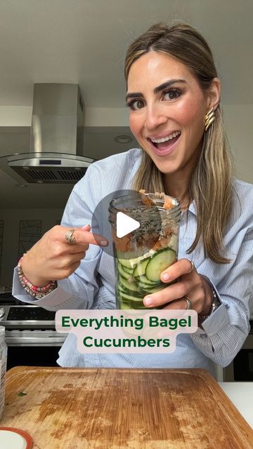 Nutrition, Health & Motivation Expert on Instagram: "This Recipe has 9Million TikTok views in 3 days!! @logaaaagm can we be best friends?? I met my veggie match ❤️❤️ These smoked salmon cukes are a 🔥👌🏻  I always recommend eating 2 cups of veggies by 2pm these are a perfect way to get that in that’s nice and portable @2bmindset   #healthysnack #viralrecipe #viralvideo #tiktokrecipe #healthyrecipes" Cucumber Smoked Salmon Salad, Salmon Cucumber Salad, Smoked Salmon Cucumber Salad, Salmon Diet, Ilana Muhlstein, Tiktok Views, Cucumber Snacks, Cucumber Salads, Smoked Salmon Salad