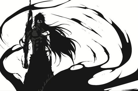 Final Getsuga Tenshou (Bleach) Getsuga Tenshou, Bleach Ichigo Bankai, Ichigo Bankai, Tensa Zangetsu, Ichigo Manga, Byakuya Kuchiki, Kurosaki Ichigo, Bleach Fanart, Anime Bleach