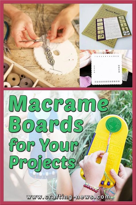 10 Best Macrame Boards for Your Macrame Projects in 2023 Macrame Board Diy How To Make, 1mm Macrame Projects, Macrame Board Diy, Macrame Decor Diy, Small Macrame Projects For Beginners, Macrame Work Station Diy, Macrame Kits, Small Macrame Projects, Macrame Tutorial Beginner