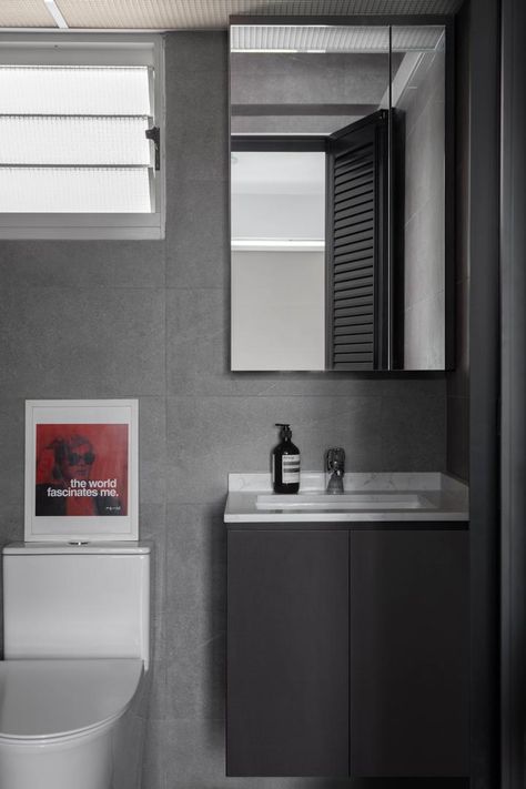 simple bathroom Hdb Bathroom, Practical Housewarming Gifts, Painted Paneling Walls, Simple Interior Design, Renovation Budget, Interior Design Singapore, Renovation Costs, Scandinavian Minimalist, Simple Interior