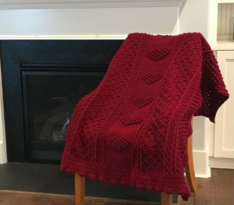 Hand crocheted Aran Heart Throw in Burgundy for your valentine. Hurry, time is running out. Available in Burgundy, Navy, Teal, and Platinum Grey. Ideal gifts made especially for you! Red Crochet Blanket, Crochet Blanket Red, Heart Blanket Pattern, Woven Stitch, Red Heart Pattern, Heart Blanket, Red Heart Patterns, Cranberry Color, Platinum Grey