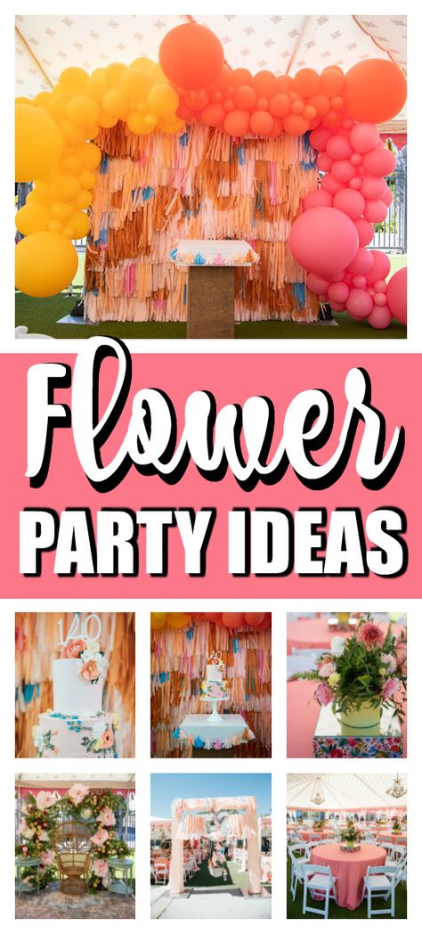 Flower 5th Birthday Party Ideas, Floral Birthday Party Ideas, Flower Themed Birthday Party, Flower Theme Party, Daffodil Wreath, Fun Floral Arrangements, Floral Party Theme, Flower Party Themes, Celebration Gifts