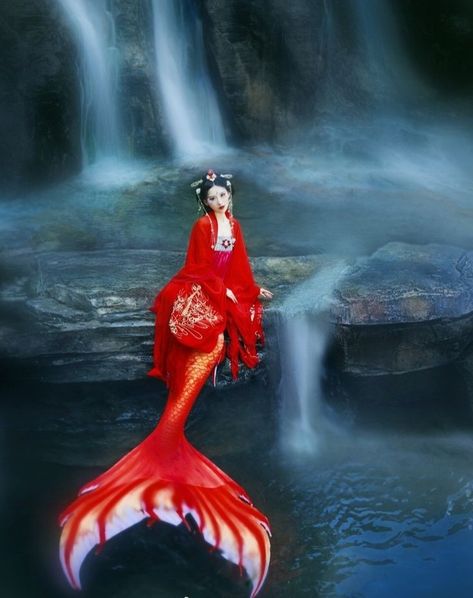 Asian Fantasy Art, Chinese Mermaid, Urban Fantasy Art, League Of Angels, Art Vampire, Mermaid Photography, Dengeki Daisy, Fantasy Mermaids, Mermaid Photos