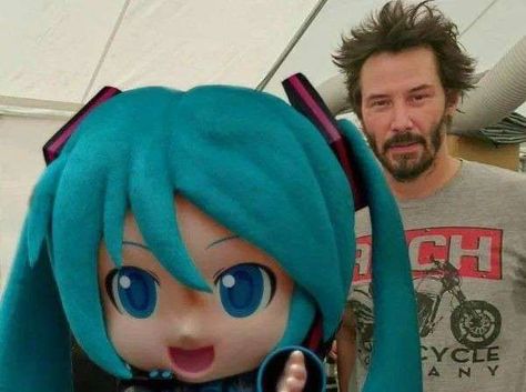 Cute Image, Keanu Reeves, A Man, Hair