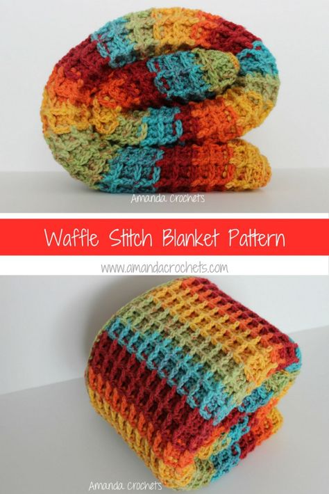 Waffle Stitch Blanket, Crochet Waffle, Crochet Waffle Stitch, Crochet 101, Stitch Blanket, Crochet For Beginners Blanket, Crochet Blanket Afghan, Waffle Stitch, Haken Baby