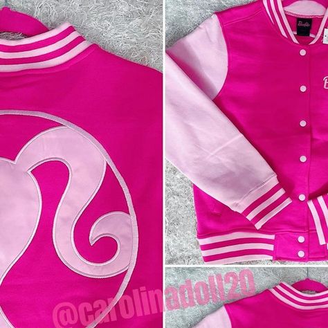 👑LaLa on Instagram: "My new Barbie varsity jacket!!👱🏽‍♀️💗 #Barbie #HotTopic #BarbieGirl #BarbiePink #PinkVarsityJacket" Barbie Girl Party, Barbie Jacket, New Barbie, Barbie World, Simple Trendy Outfits, Girl Party, Barbie Girl, Winter Clothes, Teen Girls