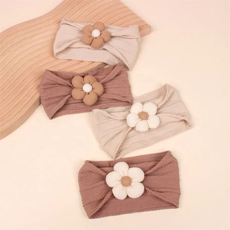 New Style Baby Girls Elastics-headwraps Soft Nylon Bow Knot Daisy Headbands Hairbands For Toddlers Newborn Infant Kids - Buy Daisy Headband,Nylon Bow Knot,Baby Elastic Headband Product on Alibaba.com Baby Hairband, Daisy Headband, Baby Announcement Cards, New Flower, Baby Hair Clips, Elastic Headband, Bow Knot, Kids Hair Accessories