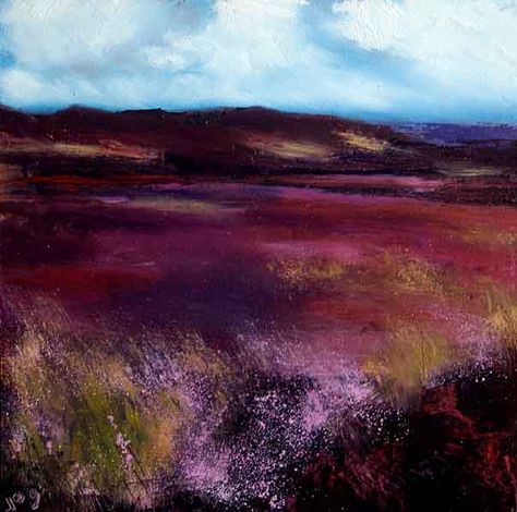 Irish Landscape 'Bog Heather' Irish Landscape painting Irish Art Gotta love heather colour Irish Landscape, Irish Art, Abstract Art Landscape, Rural Landscape, Abstract Landscape Painting, Landscape Artist, Colorful Landscape, Contemporary Landscape, Pastel Art