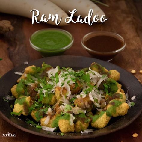 Ram Ladoo Ram Ladoo, Kala Namak, Coriander Chutney, Chana Dal, Tamarind Chutney, Indian Recipe, Moong Dal, Cumin Seeds, Deep Frying