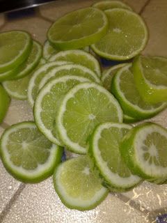 Candied Lime Slices.... regular simple syrup and sugar coated CAN BE FROZEN. Candied Lime Slices Simple, Sugared Lime Slices, Candy Oranges, Key Lime Cake Recipe, Softball Banquet, Key Lime Margarita, Finger Limes, Lime Cake Recipe, Margarita Cupcakes