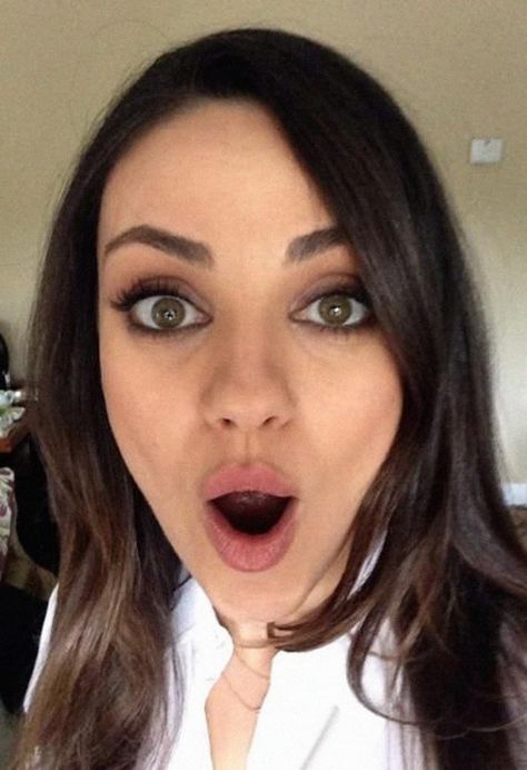 Mila Kunis Mila Kunis Selfie, Bad Moms, Mila Kunis, Friends With Benefits, Funny Face, Gal Gadot, Hottest Celebrities, American Actress, Celebrities Female