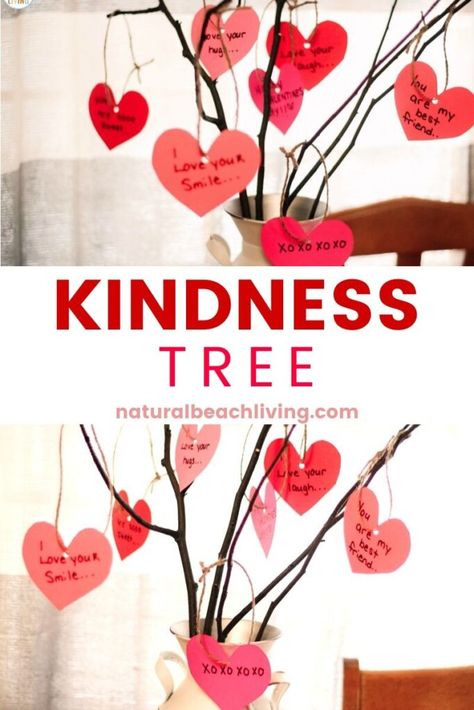 Diy Tree For Classroom, Tree For Classroom, Kindness Tree, Kindness Week, Kindness Projects, February Activity, Tree Project, February Crafts, Kindness Activities