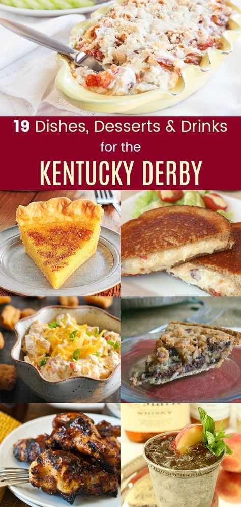 Derby Day Food, Derby Desserts, Mint Julep Recipe Kentucky Derby, Kentucky Derby Desserts, Derby Brunch, Kentucky Recipes, Derby Food, Kentucky Derby Food, Kentucky Derby Recipes