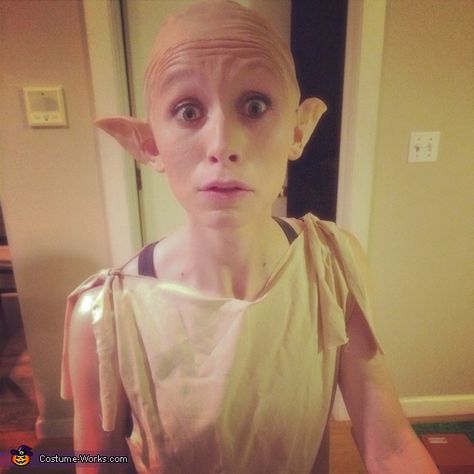 House Elf Costume, Dobby Costume, Dobby The Elf, Dobby The House Elf, Harry Potter Dobby, Bald Caps, Epic Costumes, Harry Potter Halloween Party, House Elf