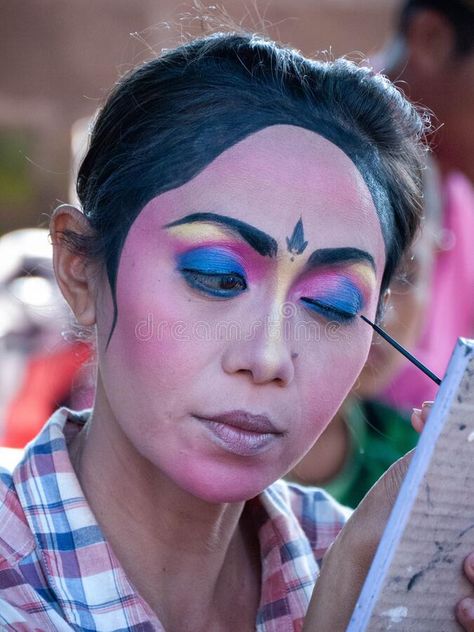 #balinese #balinesemakeup #bali #makeup #indonesia #indonesian Balinese, Face Paint, Makeup Nails, Carnival Face Paint, Bali, Carnival, Makeup, Nails