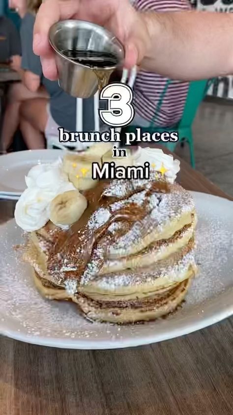 miami.foodiez on Instagram: Brunch in Miami✨these awesome three places are perfect for a chill brunch. Comment below with your favorite brunch spots • • •… Miami Food Guide, Brunch In Miami, Brunch Miami, Miami Bucket List, Miami Travel Guide, Miami Food, Brunch Places, Miami Travel, Cafe Bistro