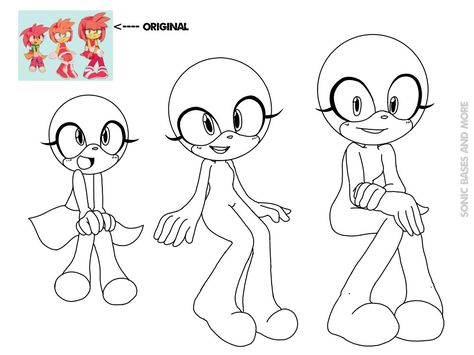 Oc Drawing Base Female, Drawing Base Female, Oc Drawing Base, Base Female, Original Sonic, How To Draw Sonic, Female Base, Oc Drawing, Body Base Drawing