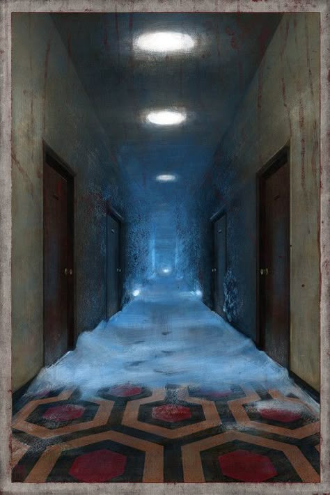 The Overlook Hotel, Stephen King It, Doctor Sleep, All Work And No Play, Horror Aesthetic, Overlook Hotel, Horror Movie Art, King Art, Horror Movie Posters