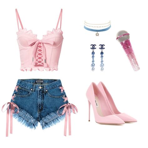 Kpop Concert Outfit, Outfit Denim, Movie Inspired Outfits, Preformance Outfits, Stage Outfit, Pink Outfits, Kpop Fashion Outfits, Fancy Outfits, Teenage Fashion Outfits