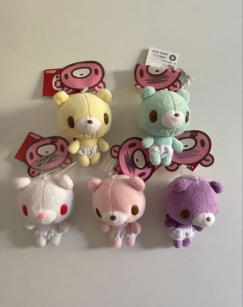 Gloomy Bear Keychain, Clay Hello Kitty, Hello Kitty Clay, Gloomy Bear Plush, Gloomy Bear, Toy Display, Clay Polymer, Kawaii Plushies, Cute Stuffed Animals