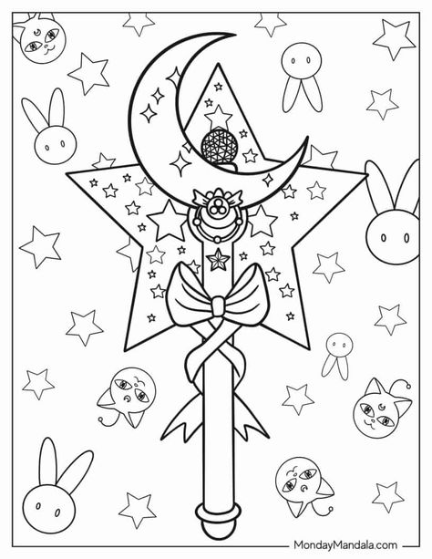 Sailor Moon Colouring Pages, Coloring Pages Sailor Moon, Moon Coloring Pages Free Printable, Sailor Moon Coloring, Colouring In Pages, Sailor Moon Coloring Pages, Moon Coloring Pages, Witch Coloring Pages, Bullet Journal Themes