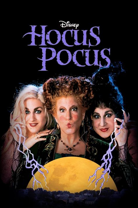 Hocus Pocus (1993) | The Poster Database (TPDb) Halloween Watch List, Hocus Pocus Wallpaper, Hermanas Sanderson, Sister Witches, Victor Corpse Bride, Halloween Movies List, Hocus Pocus 1993, Moving To Idaho, Hocus Pocus Movie