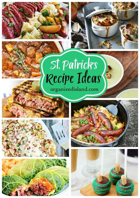 Dinner Ideas for St. Patricks Day via @OCRaquel St Patrick's Day Recipes, Traditional Meals, Slow Cooker Corned Beef, Unique Appetizers, Ireland Food, Baked Goat Cheese, Corned Beef Recipes, Irish Stew, St Patricks Day Food